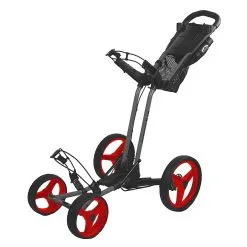 Masters Sun Mountain PathFinder PX4 Push Trolley - Magnetic Grey/Red