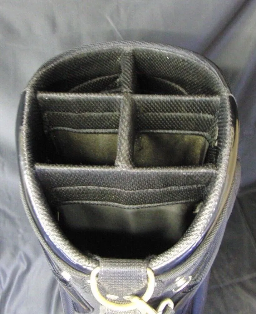 5 Division Bridgestone Tourstage Black & Silver Tour Cart Golf Clubs Bag - Image 5