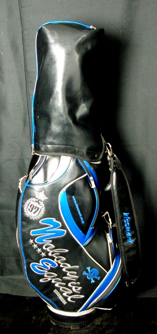 6 Division Kissmark Nobody Is Equal Tour Cart Trolley Golf Clubs Bag - Image 2