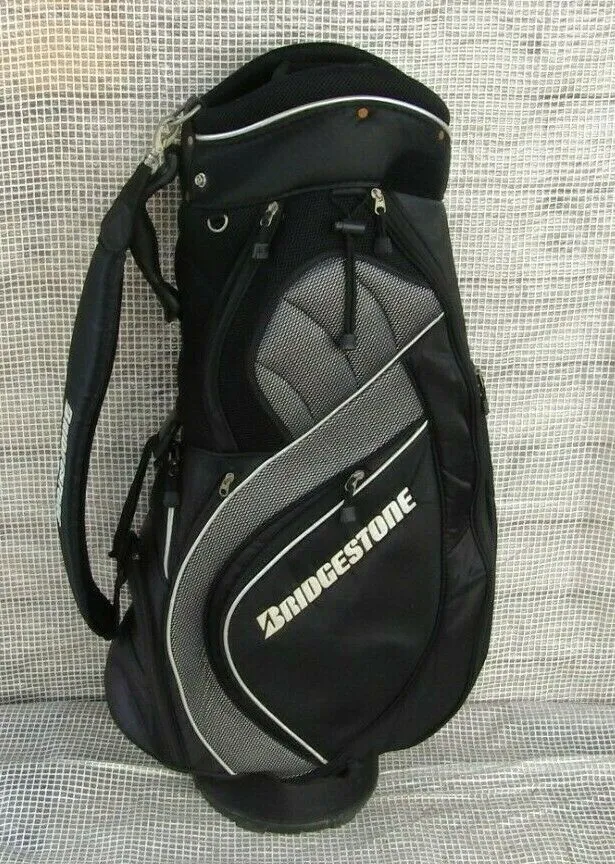 6 Division Bridgestone Tour Cart Golf Clubs Bag - Image 3