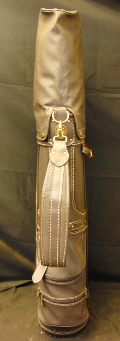 Vintage 3 Division Trussardi Tour Cart Trolley Golf Clubs Bag - Image 2