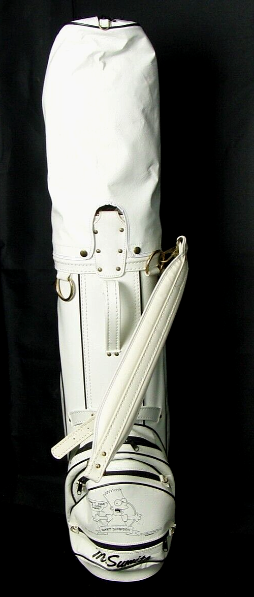 3 Division Bart Simpson Tour Cart Trolley Golf Clubs Bag - Image 4