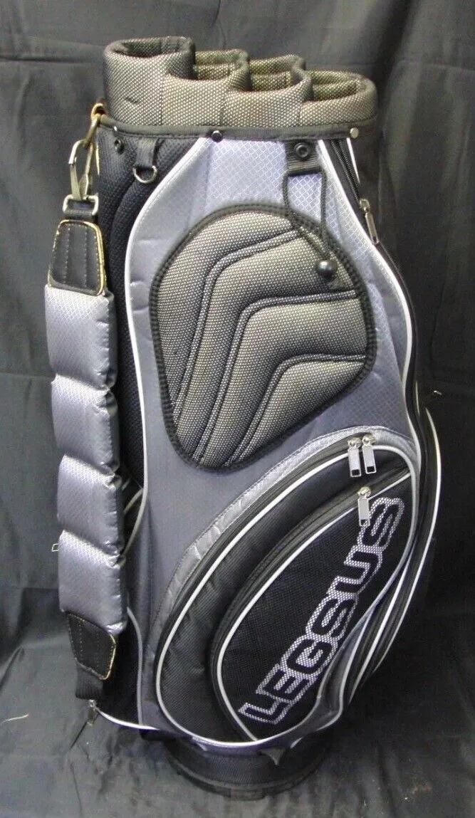 Japanese Luxury 7 Division Legsus Black & Grey Tour Cart Golf Clubs Bag - Image 4