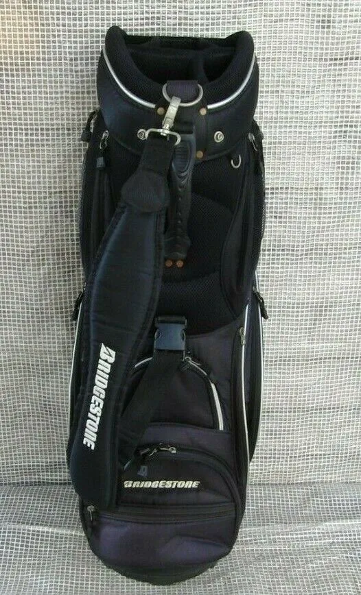 6 Division Bridgestone Tour Cart Golf Clubs Bag - Image 4