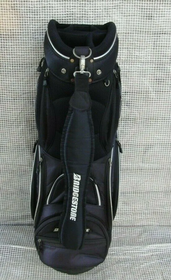 6 Division Bridgestone Tour Cart Golf Clubs Bag - Image 5
