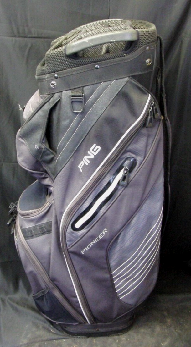 15 Division Ping Pioneer Dark Blue White Tour Cart Golf Clubs Bag - Image 4