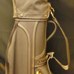 Vintage 3 Division Trussardi Tour Cart Trolley Golf Clubs Bag