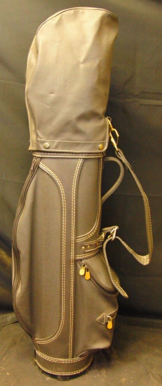 Vintage 3 Division Trussardi Tour Cart Trolley Golf Clubs Bag