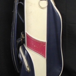 Vintage 6 Division Vintage Ben Hogan Cream Blue Red Trolley Cart Golf Bag