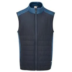 Ping Arlo SensorWarm Full-Zip Mens Vest - Navy/Stormcloud