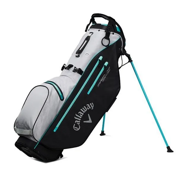 Callaway Fairway C HD Waterproof Stand Bag - Silver/Black/Green