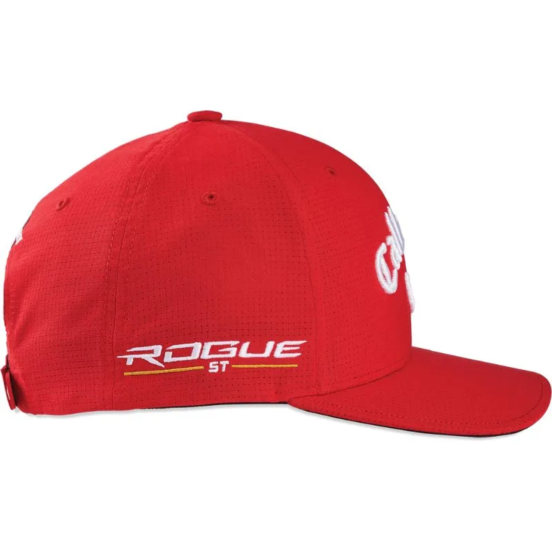 Callaway Men's TA Performance Pro Golf Cap 2022 - Heather Red - Image 2