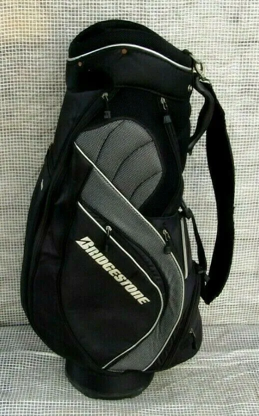 6 Division Bridgestone Tour Cart Golf Clubs Bag - Image 7