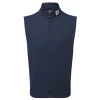 FootJoy Mens Full-Zip Knit Golf Vest - Navy