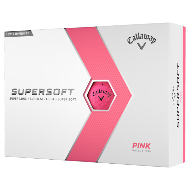Callaway Supersoft Golf Balls - Pink