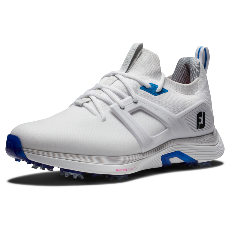 FootJoy Hyperflex Golf Shoes - White/Blue/Pink - Image 7