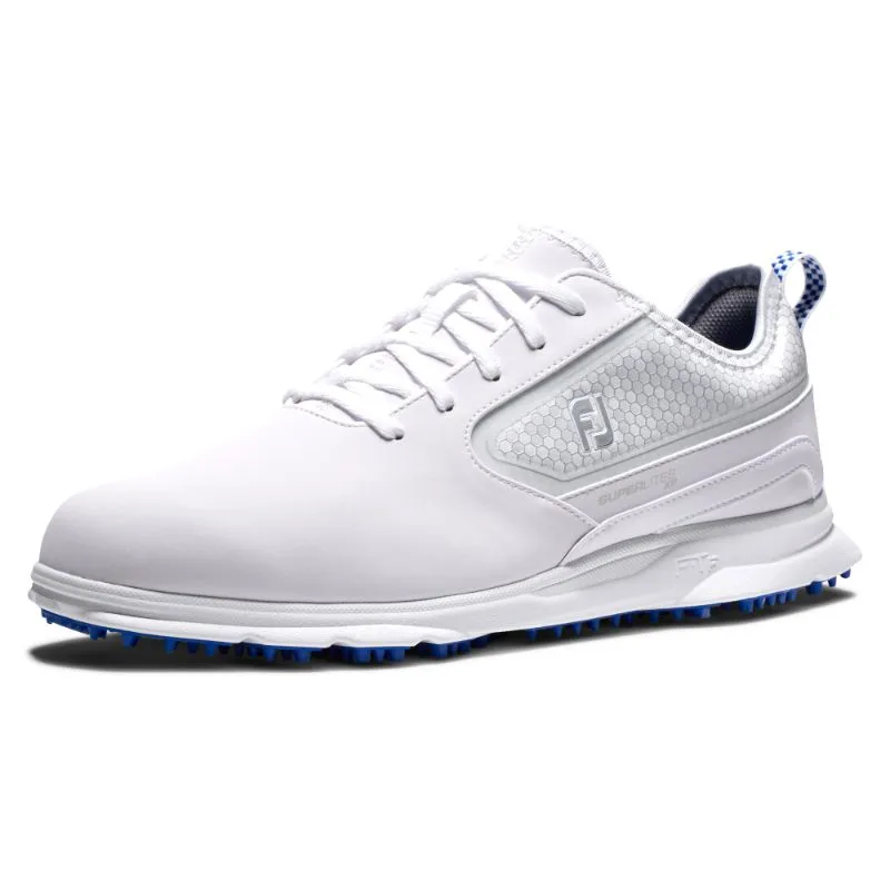 FootJoy SuperLites XP 2022 Golf Shoes - White/Grey - Image 2