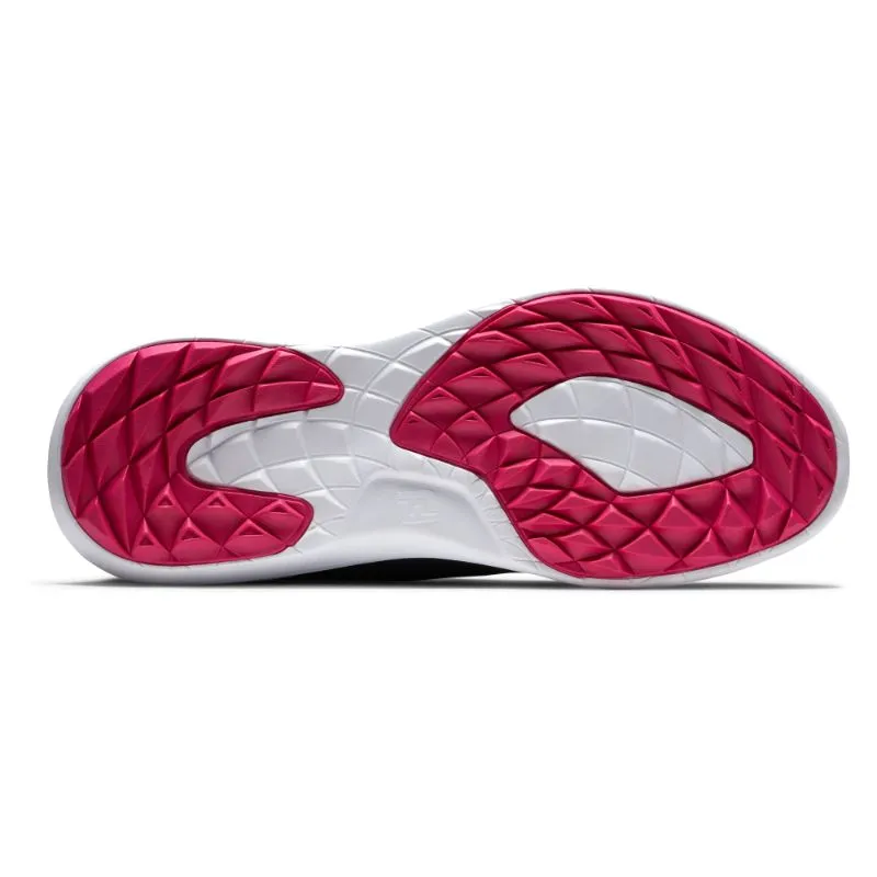 FootJoy Ladies Flex Athletic Golf Shoes - Navy/White - Image 3