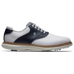FootJoy FJ Traditions Golf Shoes - White/Navy