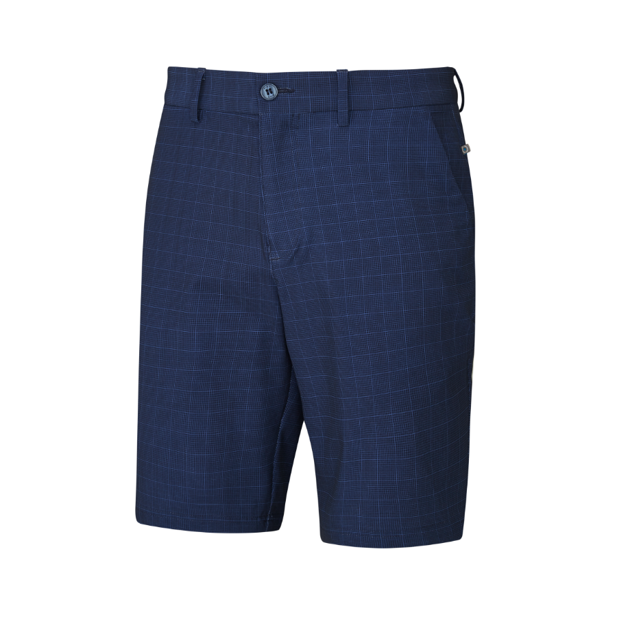 Ping Pendle Mens Golf Shorts - Navy Multi/Pearl Grey