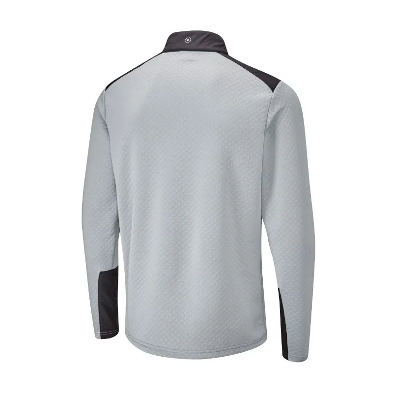 Ping Marshall 1/2 Zip Mens Golf Sweater - Quarry/Black - Image 2