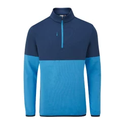 Ping Nexus 1/2 Zip Mens Fleece Golf Top - Danube/Oxford Blue
