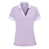 Ping Ladies Sadie Polo Shirt - Cool Lilac/White