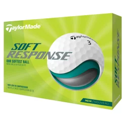 TaylorMade Soft Response Golf Balls 2022 - White (12 Balls)