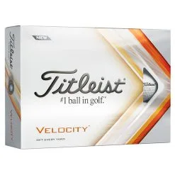 Titleist Velocity Golf Balls 2022 - White (12 Balls)