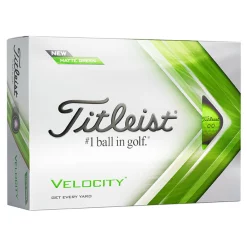 Titleist Velocity Golf Balls 2022 - Green (12 Balls)
