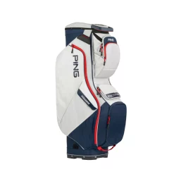 PING Traverse Golf Cart Bag - Platinum/Navy/Red