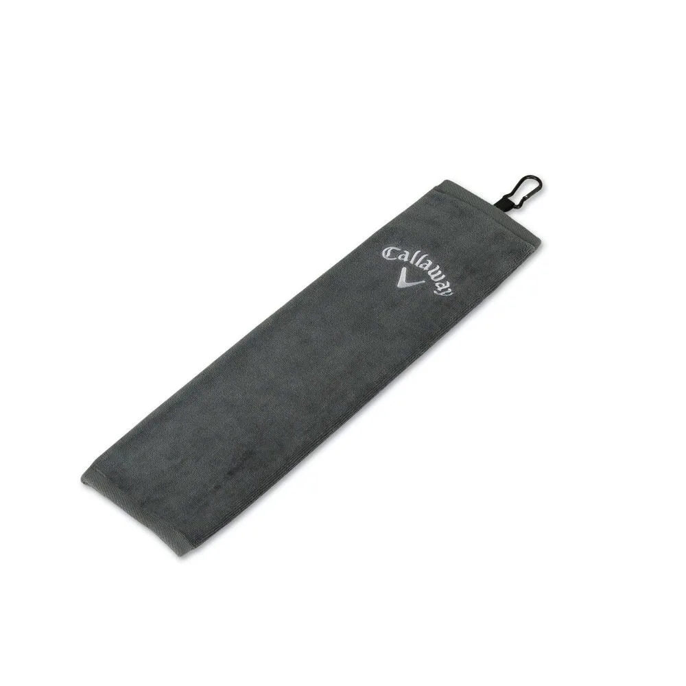 Callaway Tri Fold Towel - Grey