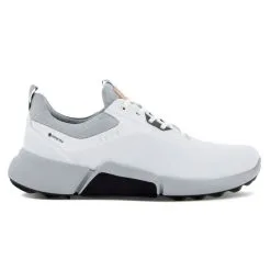 Ecco BIOM H4 Golf Shoes - White/Concrete