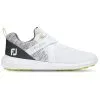FootJoy Flex Golf Shoes - White/Grey