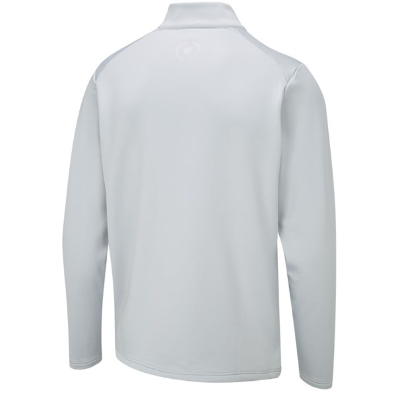 Ping Elevation 1/2 Zip Mens Fleece Golf Top - Pearl Grey - Image 2