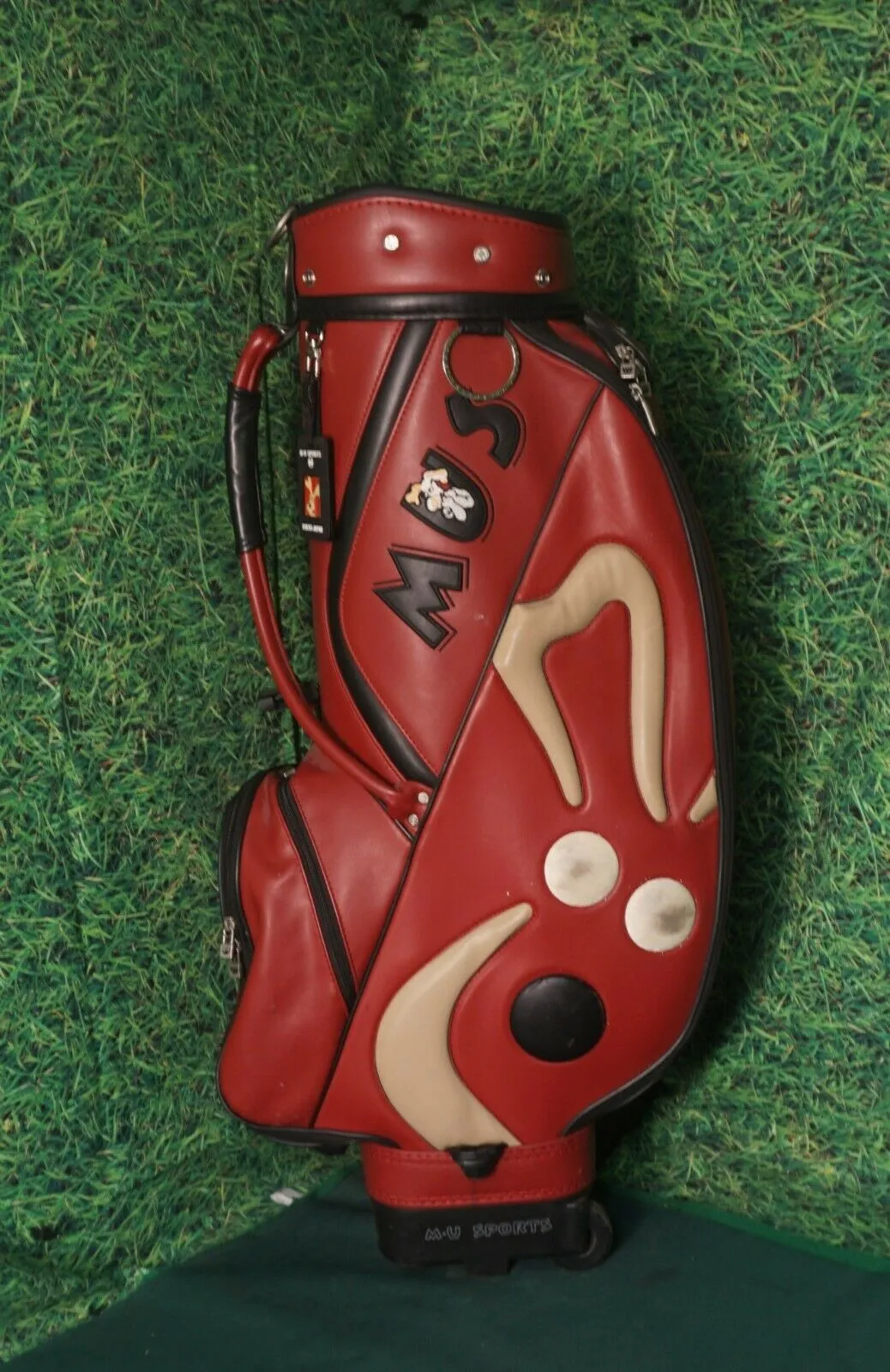 Lincs_golf Japanese 5 Division M-U Sports Tour Cart Golf Clubs Bag