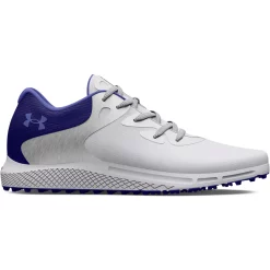 Under Armour Charged Breathe 2 SL Ladies Golf Shoes - White/Silver/Blue