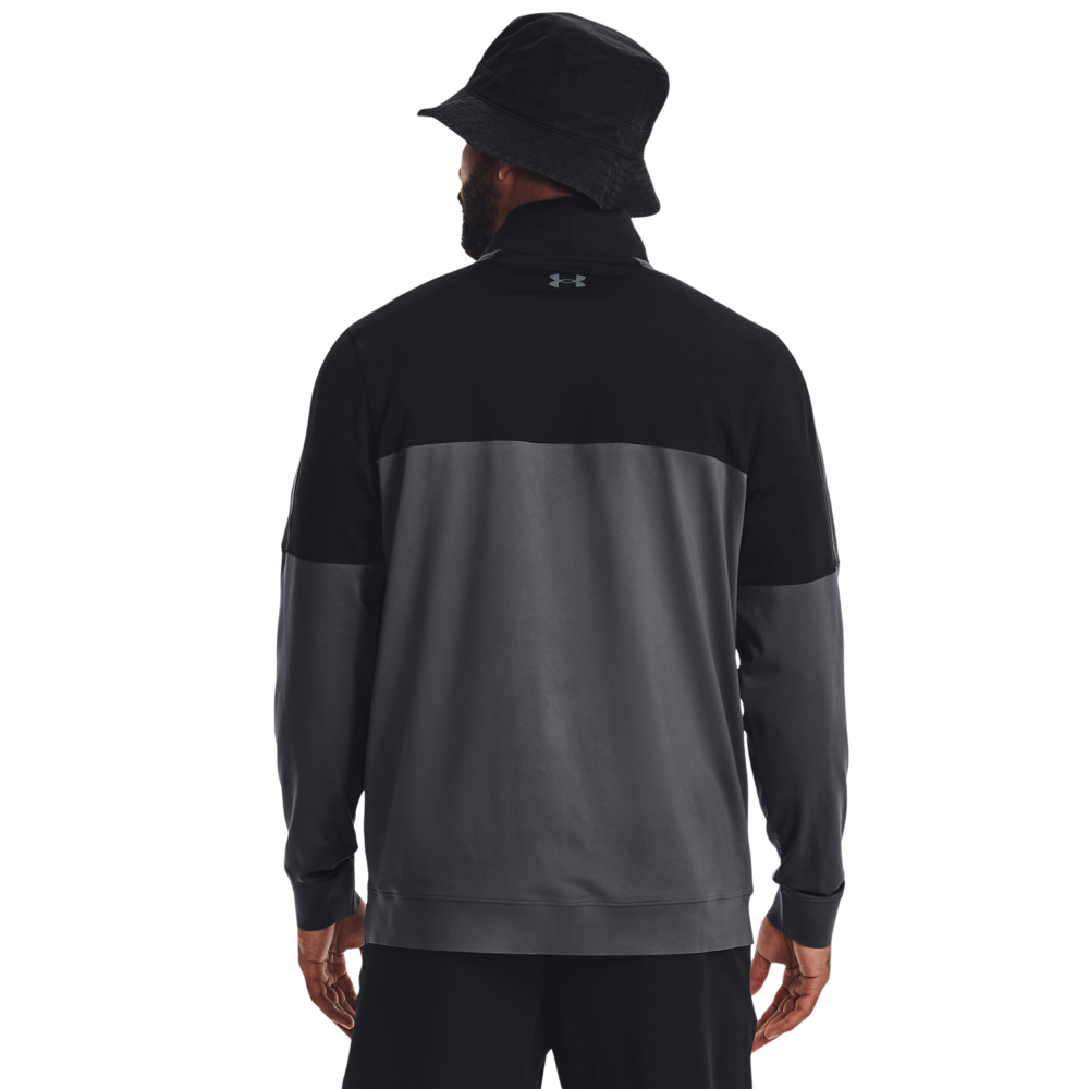 Under Armour Storm HZ 1/2 Zip Golf Sweater - Pitch Grey/Black/Pitch Grey - Image 2
