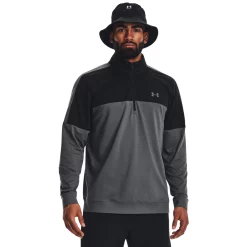 Under Armour Storm HZ 1/2 Zip Golf Sweater - Pitch Grey/Black/Pitch Grey