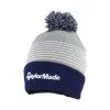 TaylorMade Bobble Beanie - Grey/Navy/White